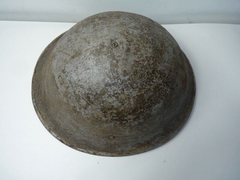 Mk3 Canadian / British Army Original WW2 Turtle Helmet High Rivet - The Militaria Shop
