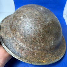 Load image into Gallery viewer, Original WW2 British Army Mk2 Combat Helmet Shell - The Militaria Shop