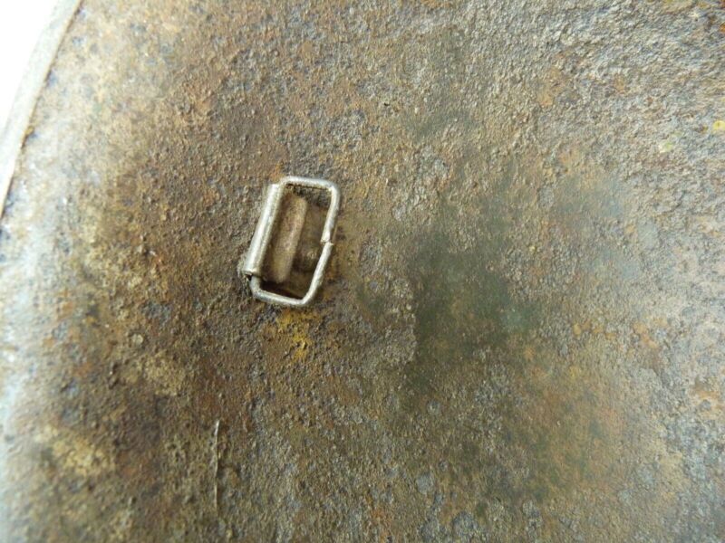 Original Mk3 Canadian / British Army WW2 Turtle Helmet High Rivet - The Militaria Shop
