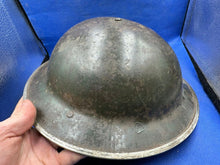 Load image into Gallery viewer, Original WW2 British Army Mk2 Combat Helmet Shell - South African - With Liner - The Militaria Shop