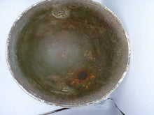 Load image into Gallery viewer, Original WW2 British / Canadian Army Mk3 High Rivet Turtle Army Combat Helmet - The Militaria Shop