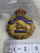 Load image into Gallery viewer, British Army - Royal Berkshire Regiment Sweetheart Brooch - The Militaria Shop