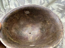 Load image into Gallery viewer, Original WW2 Canadian / British Army Mk3 High Rivet Turtle Helmet - The Militaria Shop