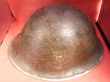 Load image into Gallery viewer, Original WW2 British / Canadian Army Mk3 Turtle Helmet - The Militaria Shop