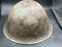 Load image into Gallery viewer, Original WW2 British / Canadian Army Mk3 Turtle Helmet - The Militaria Shop