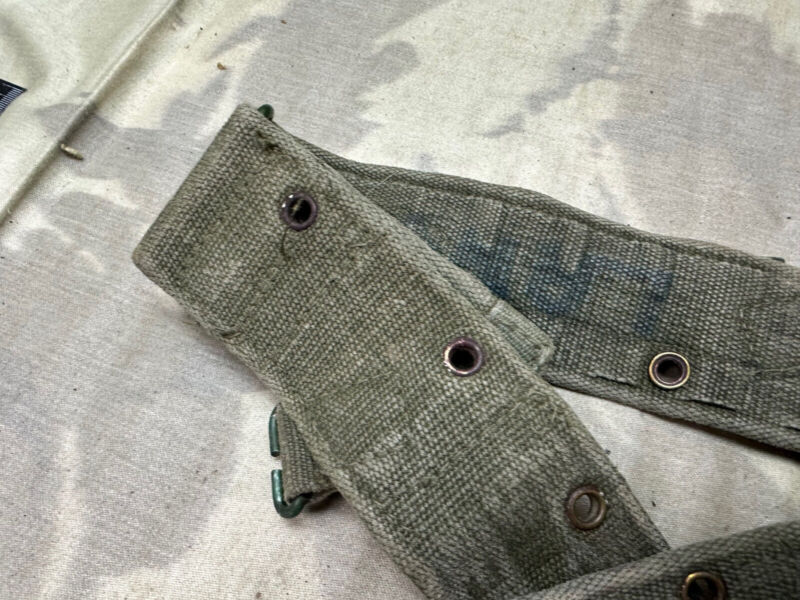 Original WW2 British Army 44 Pattern Soldiers Belt - 36" Waist - The Militaria Shop