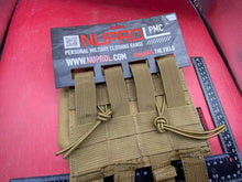 Load image into Gallery viewer, Original Nuprol PMC Twin Pouch Molle Carrier – Tan - New - The Militaria Shop