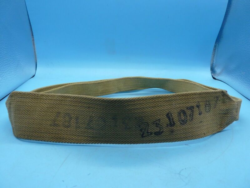 Original WW2 British Army 37 Pattern Canvass Shoulder Strap / Cross Strap - The Militaria Shop