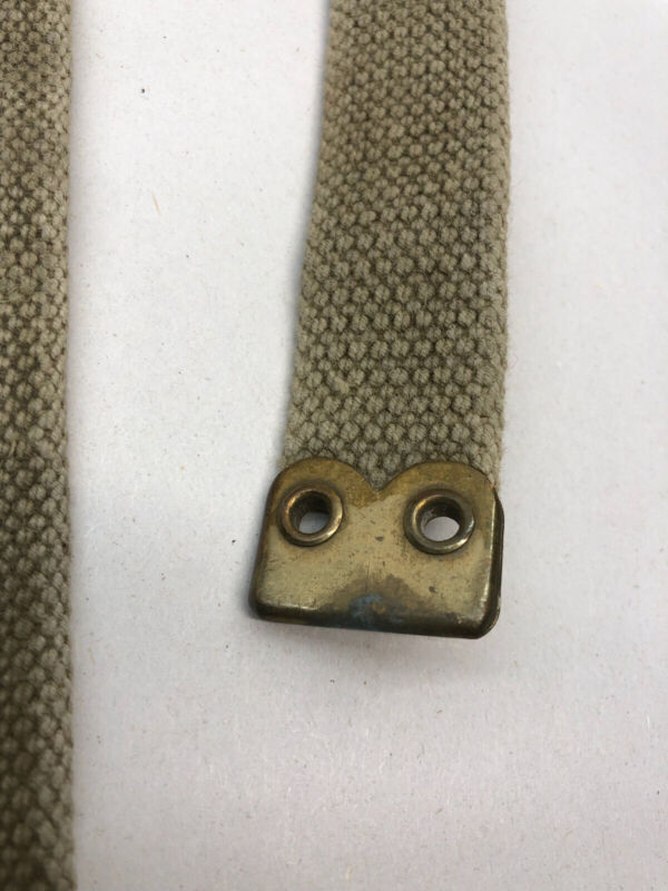 Original WW2 British Army 37 Pattern L Straps Pair - Wartime Dated - The Militaria Shop