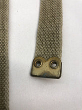 Load image into Gallery viewer, Original WW2 British Army 37 Pattern L Straps Pair - Wartime Dated - The Militaria Shop