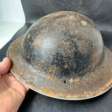 Load image into Gallery viewer, Original WW2 British Army Mk2 Combat Helmet Shell - South African Manufactured - The Militaria Shop