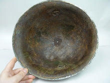 Load image into Gallery viewer, Original WW2 British / Canadian Mk3 Turtle Helmet Great Paint - The Militaria Shop