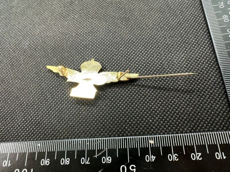 Enamel & Guilt R.A.F Sweetheart Broach / Eagle Pilot Wings - UK Made - The Militaria Shop