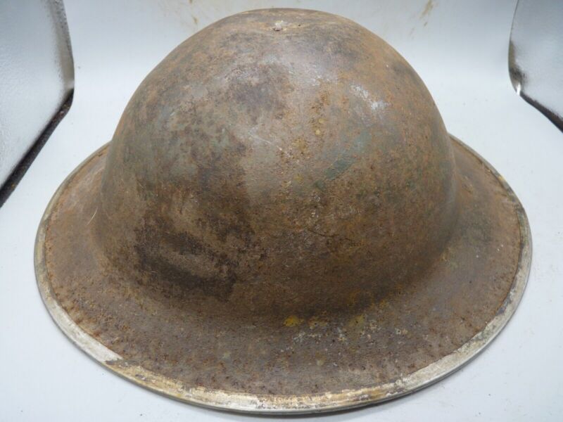 Original WW2 South African Army Mk2 Brodie Helmet - British Style Combat Helmet - The Militaria Shop