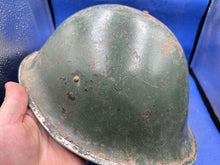 Load image into Gallery viewer, Original WW2 British Army Mk3 Combat Helmet & Liner Set - The Militaria Shop