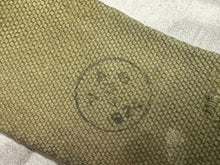 Load image into Gallery viewer, Original WW1 British Army 1908 08 Pattern Webbing Belt - 1924 Dated - 42" W - The Militaria Shop