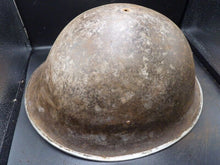 Load image into Gallery viewer, Mk3 Canadian / British Army Original WW2 Turtle Helmet High Rivet - The Militaria Shop