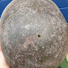 Load image into Gallery viewer, WW2 Canadian Army Mk3 Turtle Helmet - Original Helmet Shell - High Rivet - The Militaria Shop