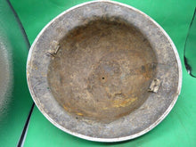 Load image into Gallery viewer, Original WW2 South African Army Mk2 Brodie Helmet - British Style Combat Helmet - The Militaria Shop
