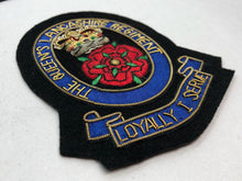 Load image into Gallery viewer, British Army Bullion Embroidered Blazer Badge - The Queen's Lancashire Regi - The Militaria Shop