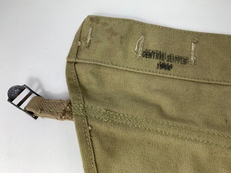 Original WW2 US Army M1928 Haversack Pack Tail - 1944 Dated - The Militaria Shop