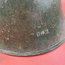 Charger l'image dans la galerie, Original British / Canadian Army WW2 Soldiers Military Combat Mk3 Turtle Helmet - The Militaria Shop