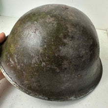 Load image into Gallery viewer, Original WW2 Helmet British / Canadian Army WW2 Mk3 Turtle Helmet - The Militaria Shop