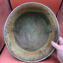 Charger l'image dans la galerie, Original British / Canadian Army WW2 Soldiers Military Combat Mk3 Turtle Helmet - The Militaria Shop