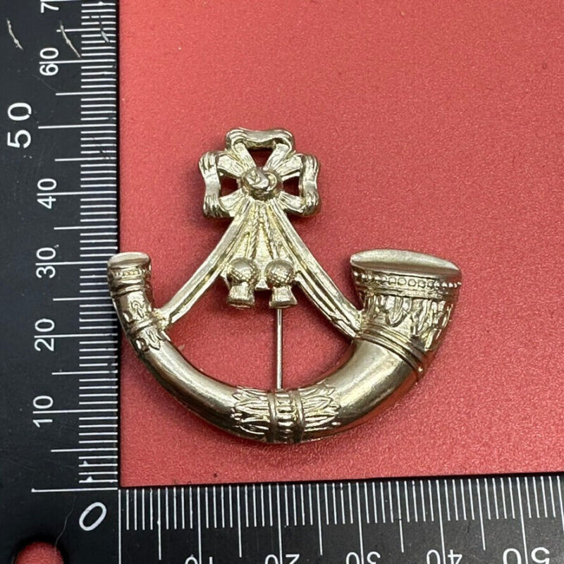 Genuine British Army Light Infantry Regiment Cap Badge - Brooched / Sweetheart - The Militaria Shop