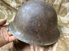 Load image into Gallery viewer, WW2 Mk3 High Rivet Turtle - British / Canadian Army Helmet - Nice Original - The Militaria Shop