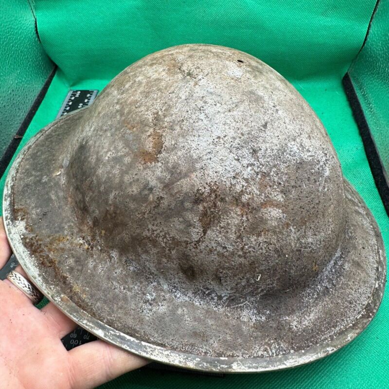 British Army Mk2 Brodie Helmet - Original WW2 - South African Manufactured - The Militaria Shop