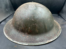 Load image into Gallery viewer, Original WW2 British Army Mk2 Combat Helmet Shell - South African Production - The Militaria Shop
