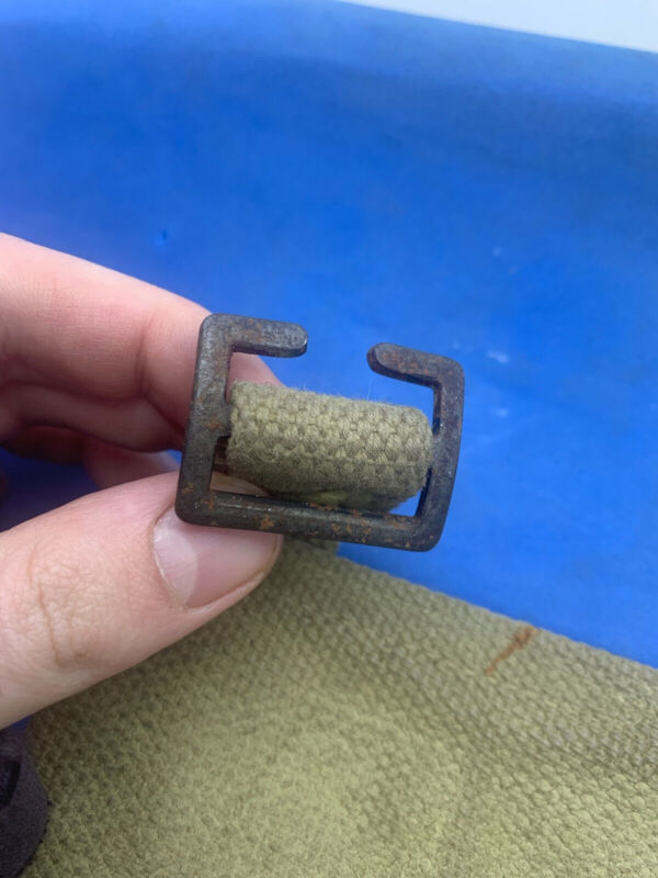 WW2 British Army / RAF 37 Pattern Webbing Water Bottle Carrier Harness 1945 Date - The Militaria Shop