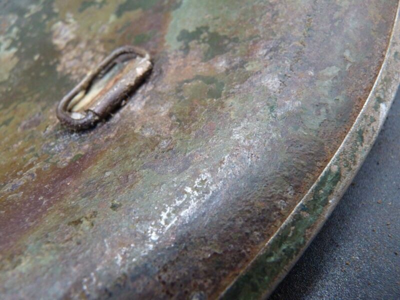 Mk3 Canadian / British Army Original WW2 Turtle Helmet High Rivet - The Militaria Shop