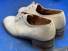 Load image into Gallery viewer, Original WW2 British Army Women's White Summer Shoes - ATS WAAF - Size 240s - The Militaria Shop