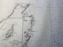 Load image into Gallery viewer, WW2 British 1952 Dated ADMIRALTY EDITION map of THE GULF OF ST. LAWRENCE. - The Militaria Shop
