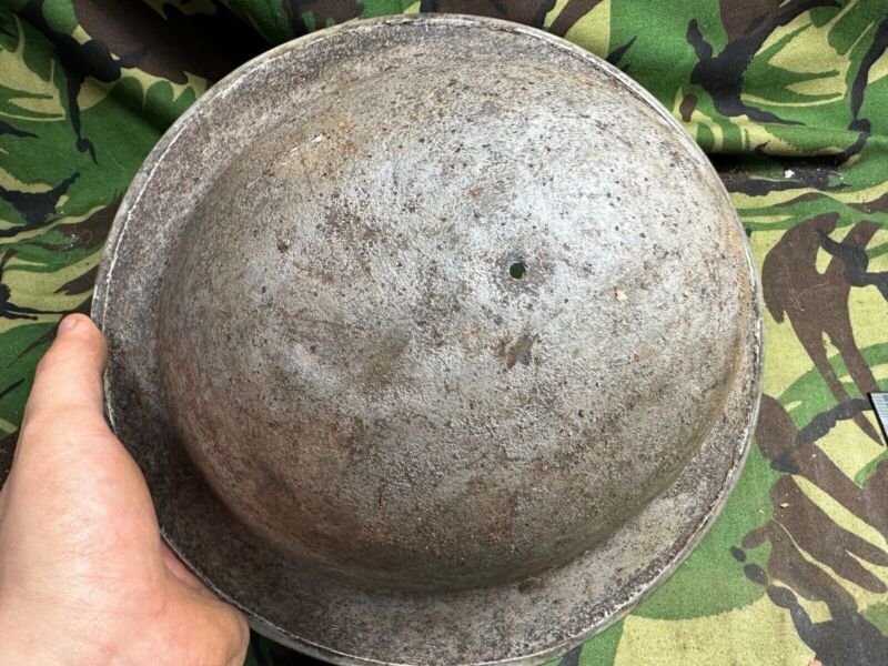 British Army Mk2 Brodie Helmet - Original WW2 - South African Manufactured - The Militaria Shop