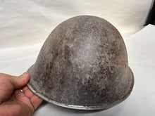 Load image into Gallery viewer, Mk3 Canadian / British Army Original WW2 Turtle Helmet High Rivet - The Militaria Shop
