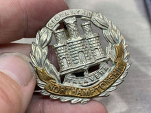 Load image into Gallery viewer, Original British Army WW1 / WW2 Northamptonshire Regiment Cap Badge - The Militaria Shop