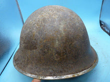 Load image into Gallery viewer, Original WW2 Onwards British Army Mk4 Turtle Helmet - The Militaria Shop