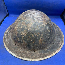 Load image into Gallery viewer, WW2 British Army Combat Brodie Helmet - Uncleaned Original - The Militaria Shop