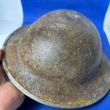 Load image into Gallery viewer, Original WW2 British Army Mk2 Combat Helmet Shell - The Militaria Shop