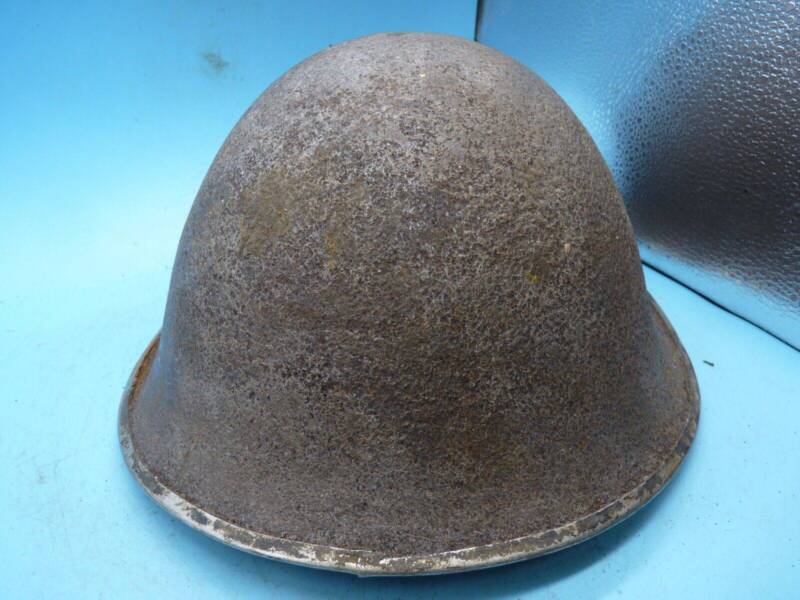 Original Canadian Army Mk3 Turtle High Rivet Combat Helmet - The Militaria Shop