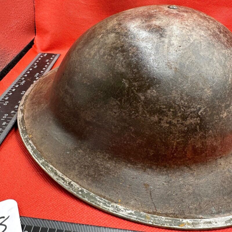 British Army Mk2 Brodie Helmet - Original WW2 - South African Manufactured - The Militaria Shop