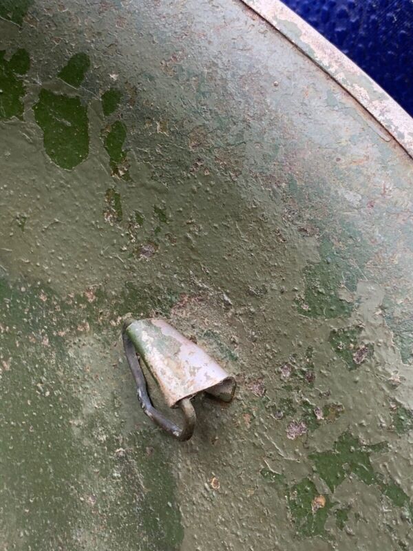 WW2 Canadian Army Mk3 Turtle Helmet - Original WW2 Helmet Shell - High Rivet - The Militaria Shop