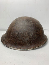 Load image into Gallery viewer, Mk3 Canadian / British Army Original WW2 Turtle Helmet High Rivet - The Militaria Shop