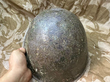 Load image into Gallery viewer, WW2 Mk3 High Rivet Turtle - British / Canadian Army Helmet - Nice Original - The Militaria Shop
