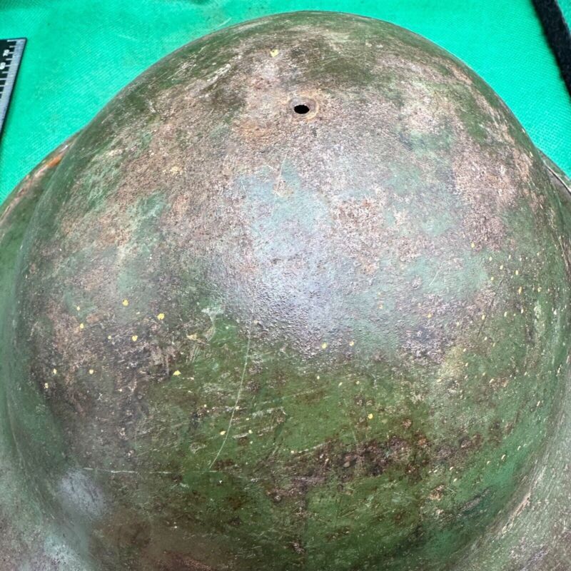 British Army Mk2 Brodie Helmet - Original WW2 - South African Manufactured - The Militaria Shop
