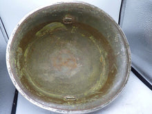 Load image into Gallery viewer, Mk3 Canadian / British Army Original WW2 Turtle Helmet High Rivet - The Militaria Shop