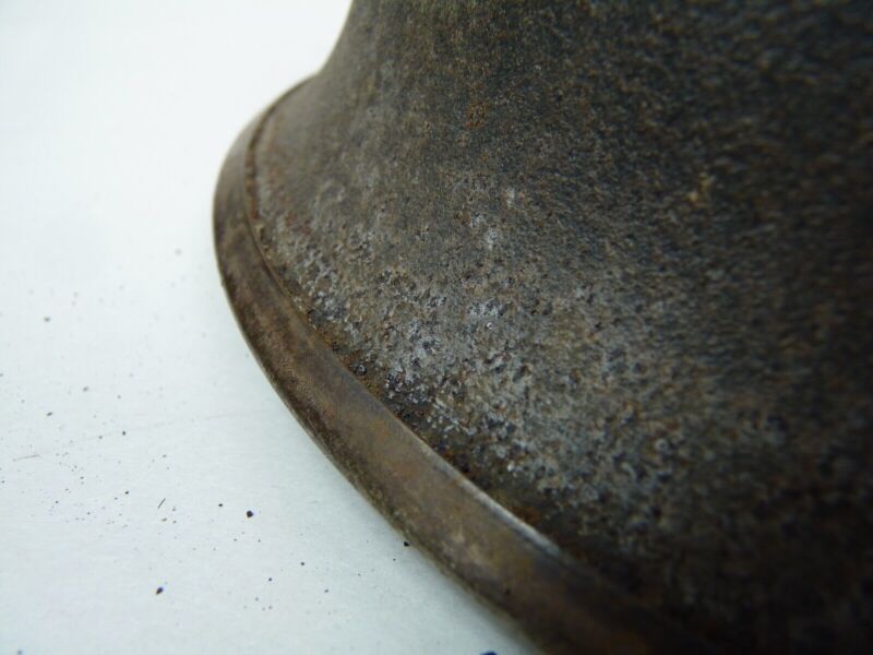 Original Mk3 Canadian / British Army WW2 Turtle Helmet High Rivet - The Militaria Shop